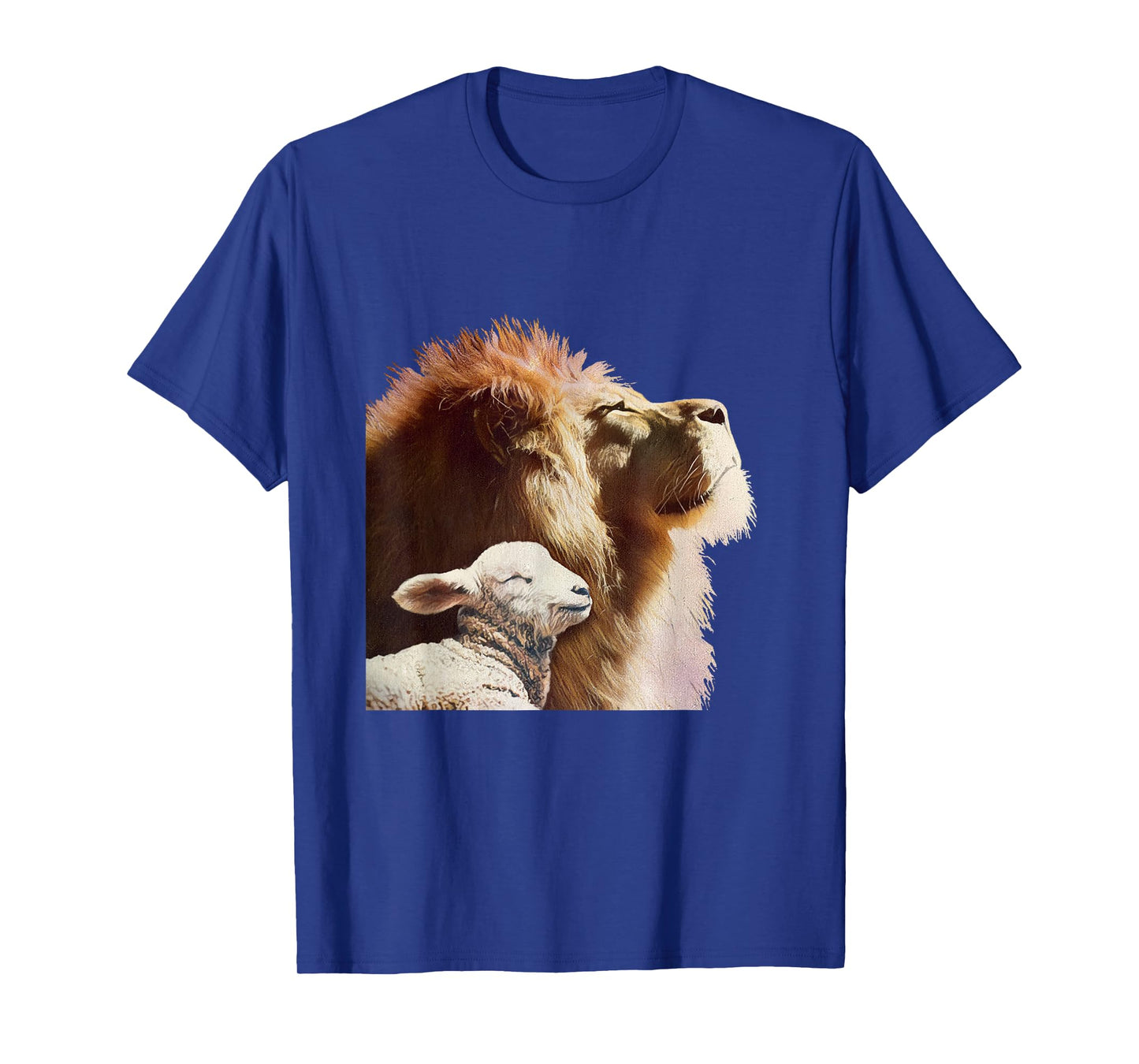 Bible Verse Religious Apparel The Lion and The Lamb T-Shirt