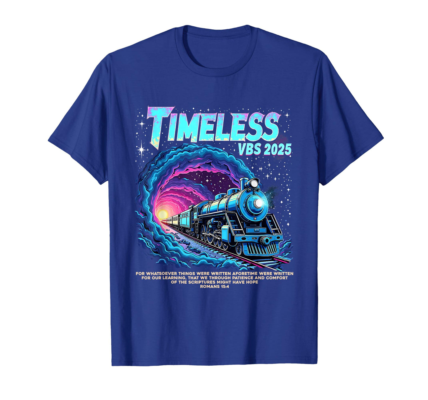 Timeless We Through Patience Christian Summer VBS 2025 T-Shirt