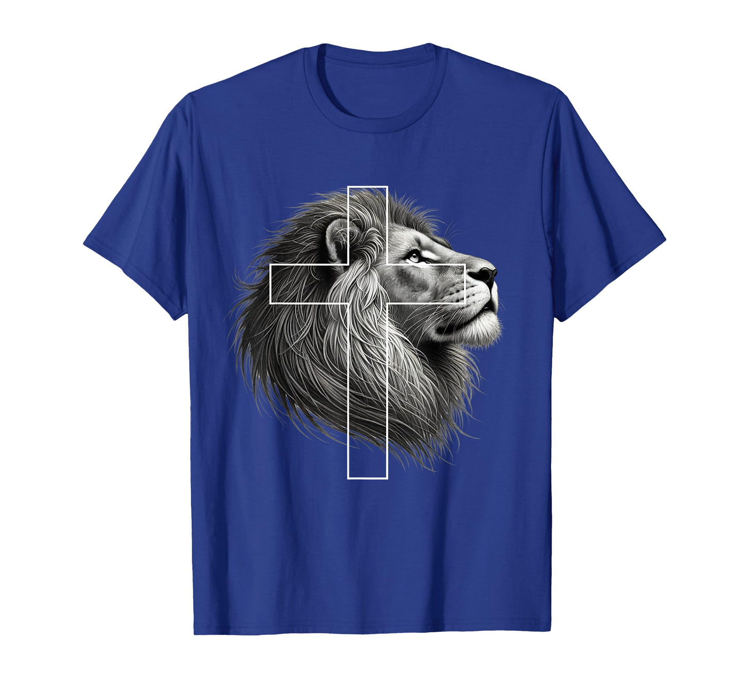 Lion of Judah Christian Cross T-Shirt