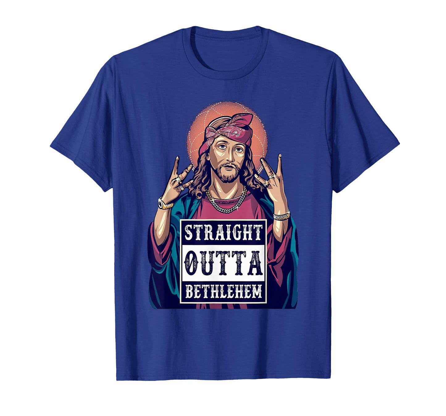 Funny Jesus Funny Christian Straight Outta Bethlehem T-Shirt