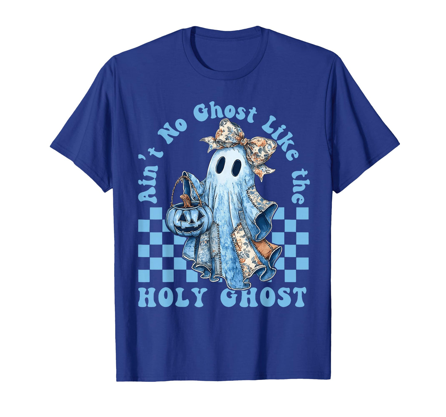 Ain’t No Ghost Like The Holy Ghost Funny Coquette Pumpkin T-Shirt