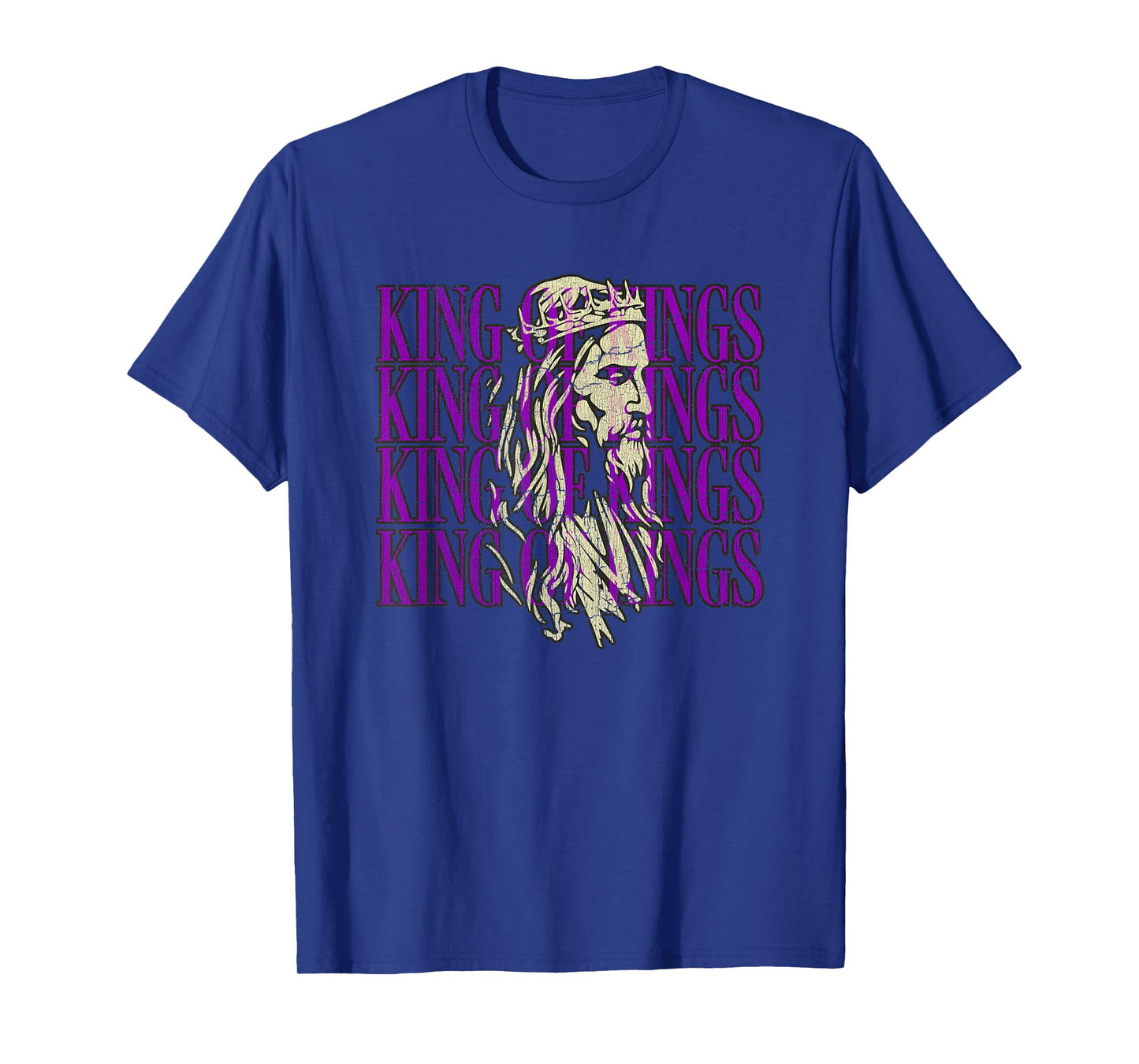 Vintage Undefeated Lord Jesus King Of Kings T-Shirt