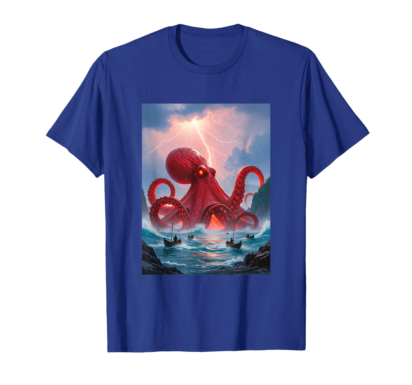 Akkorokamui, red octopus god of Ainu Japanese coast T-Shirt