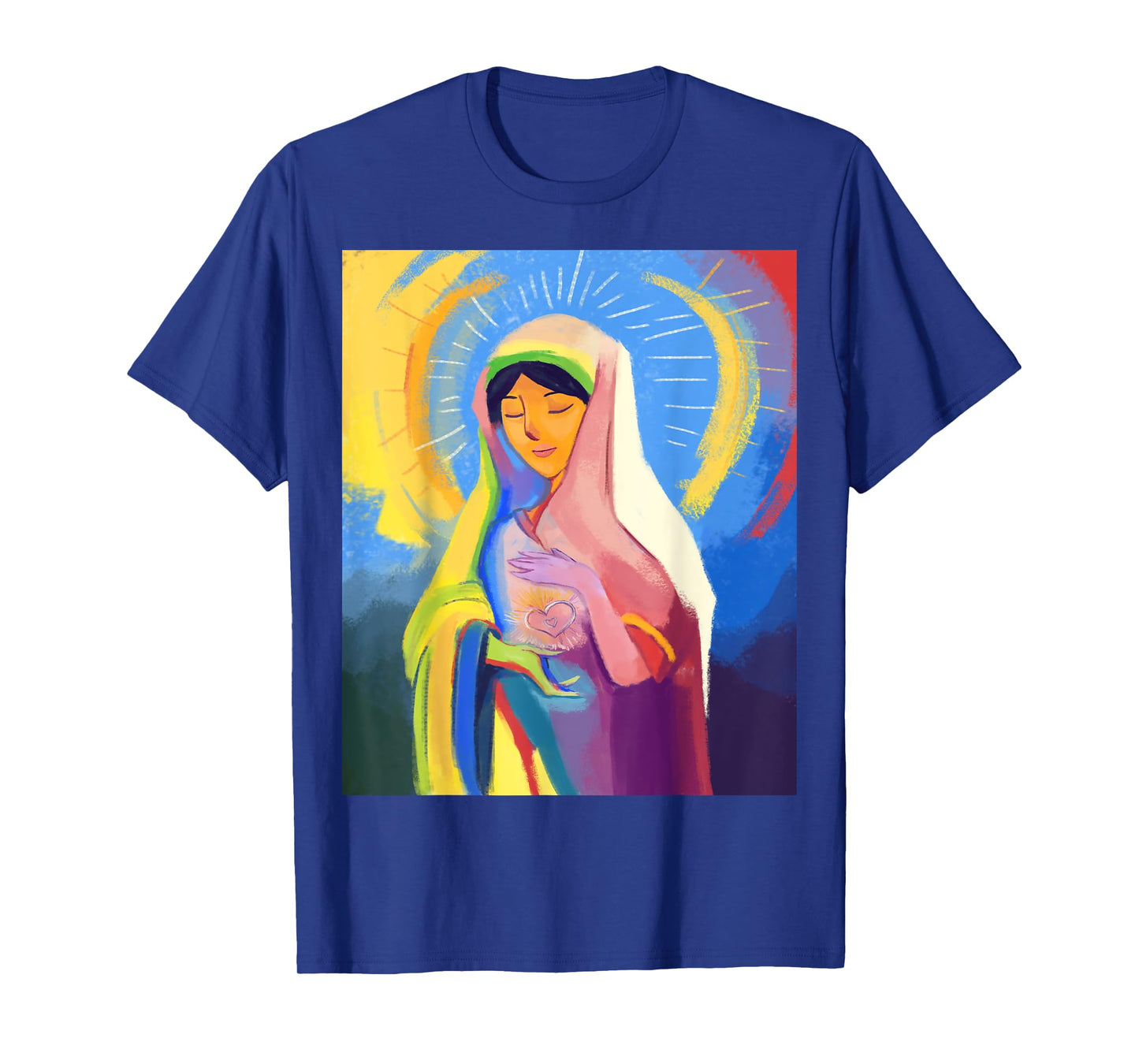 Our Blessed Mother Mary Mother Of Jesus Pro Life Catholic T-Shirt