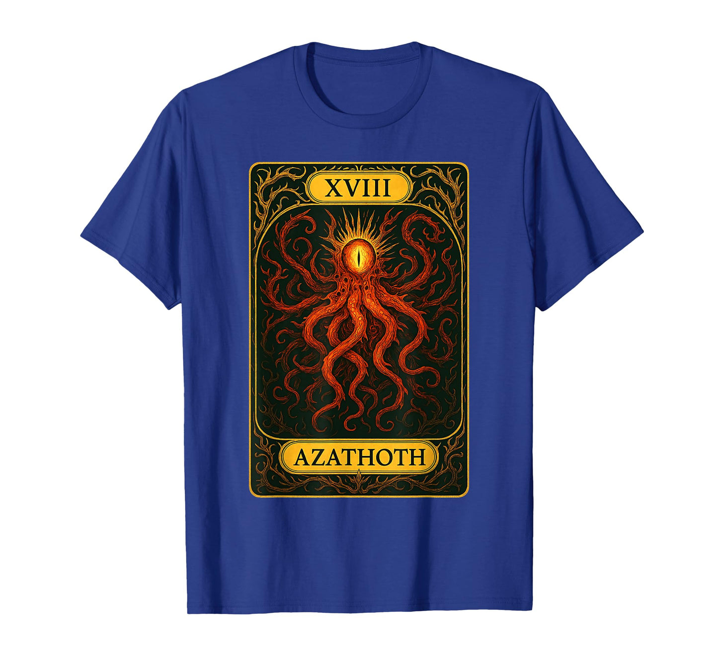 Azathoth Cthulhu Mythos Lovecraftian Necronomicon Tarot T-Shirt