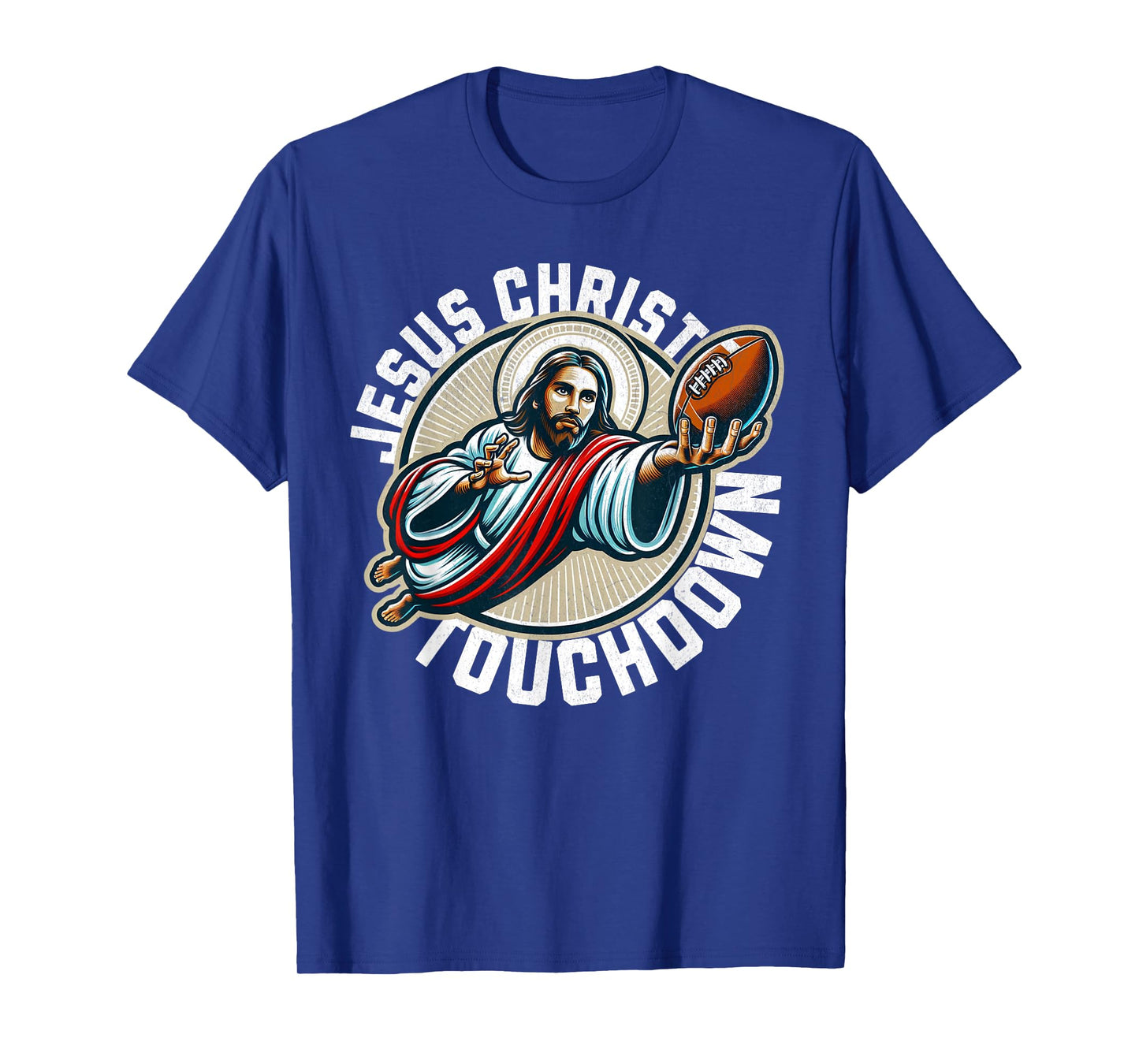 Funny football season touchdown jesus christ T-Shirt