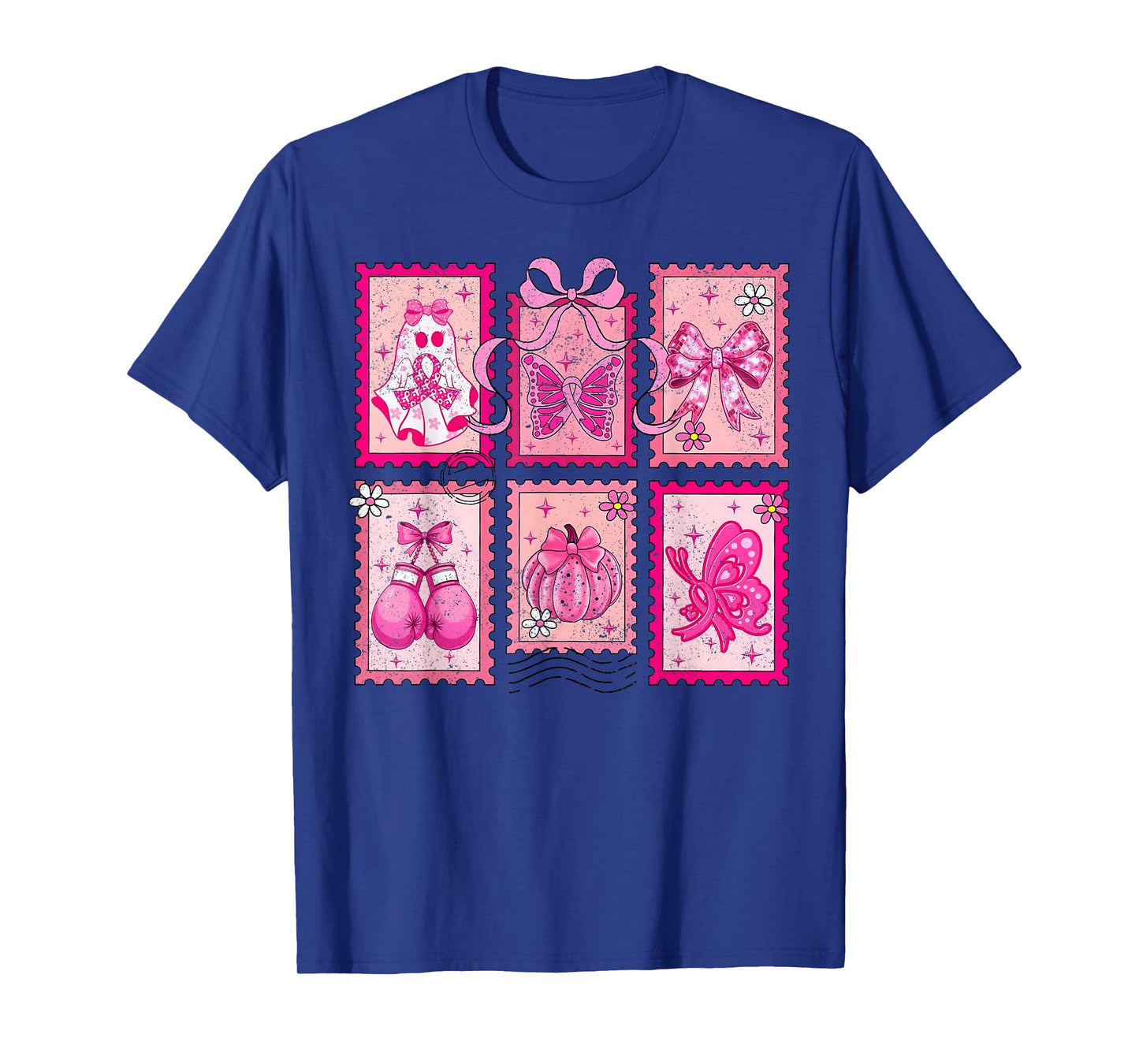 Breast Cancer Awareness Halloween, Breast Cancer Ghost Nurse T-Shirt