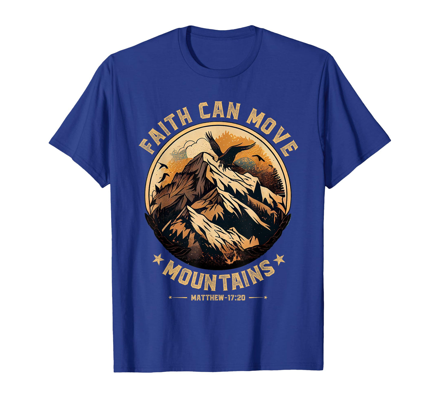 Faith Can Move Mountains Shirt Christian Men Women Kids T-Shirt