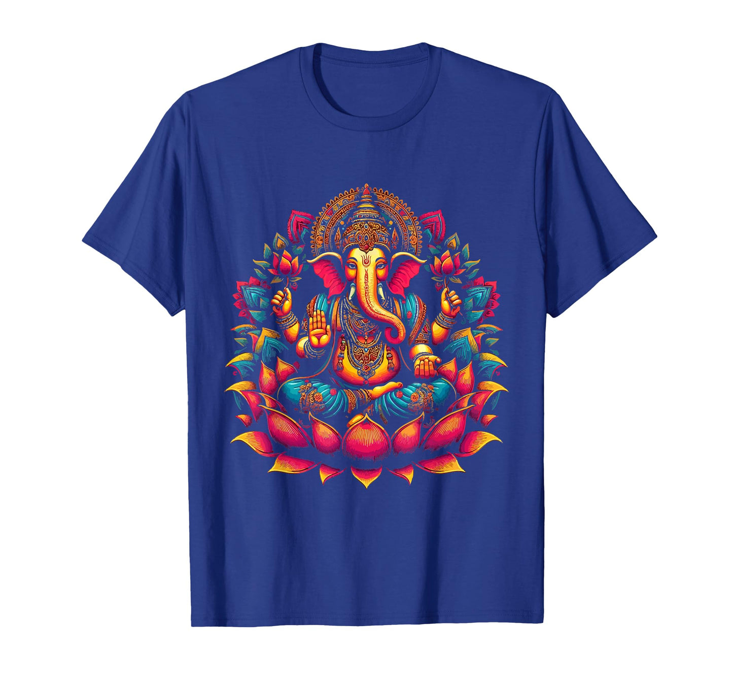 Ganesh Symbol Yoga Hindu Elephant God Ganesha Puja T-Shirt