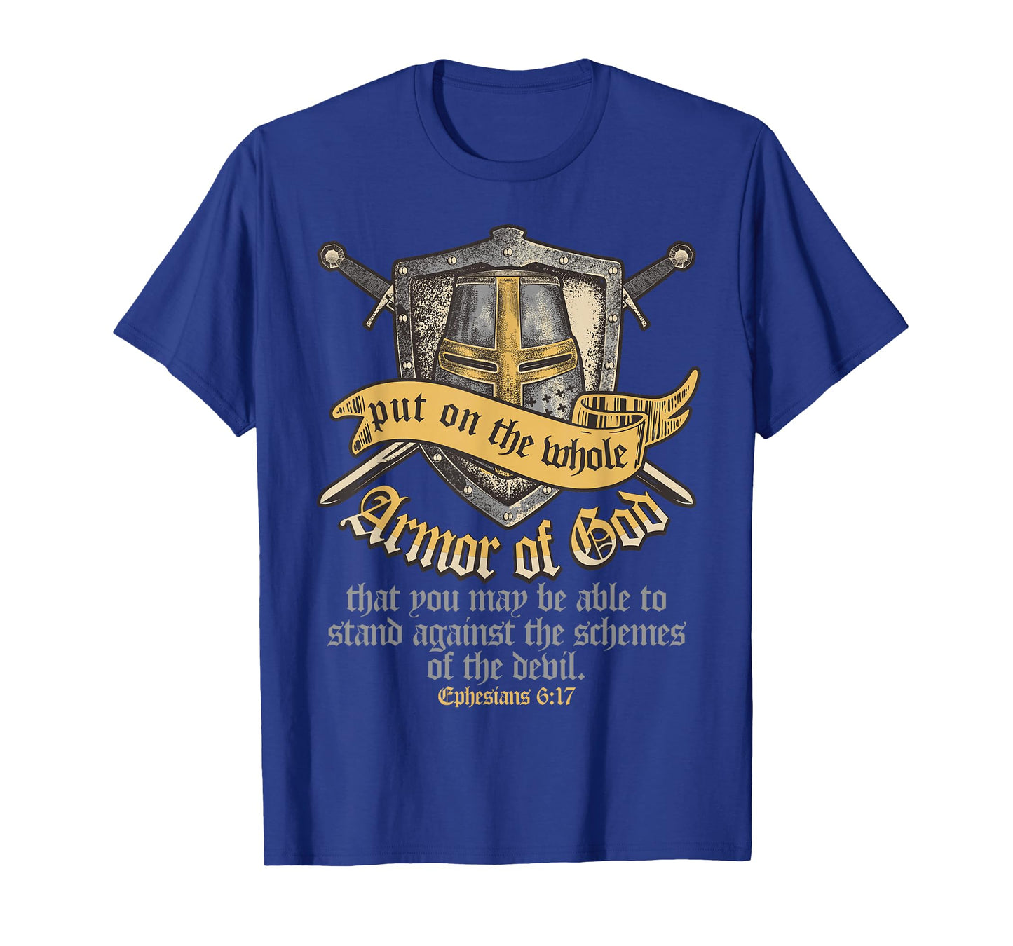 Armor Of God Ephesians 6:17 Bible Verse Tshirt Christian T-Shirt