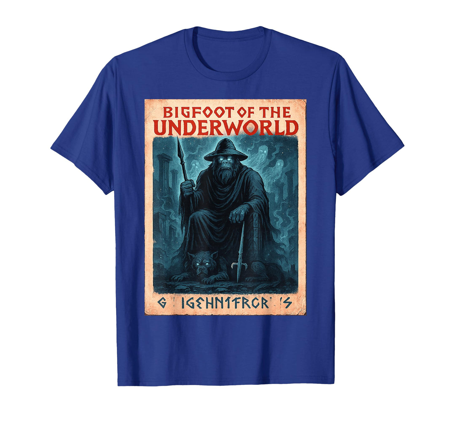 Sasquatch Hades Shirt | Underworld Cryptid God T-Shirt