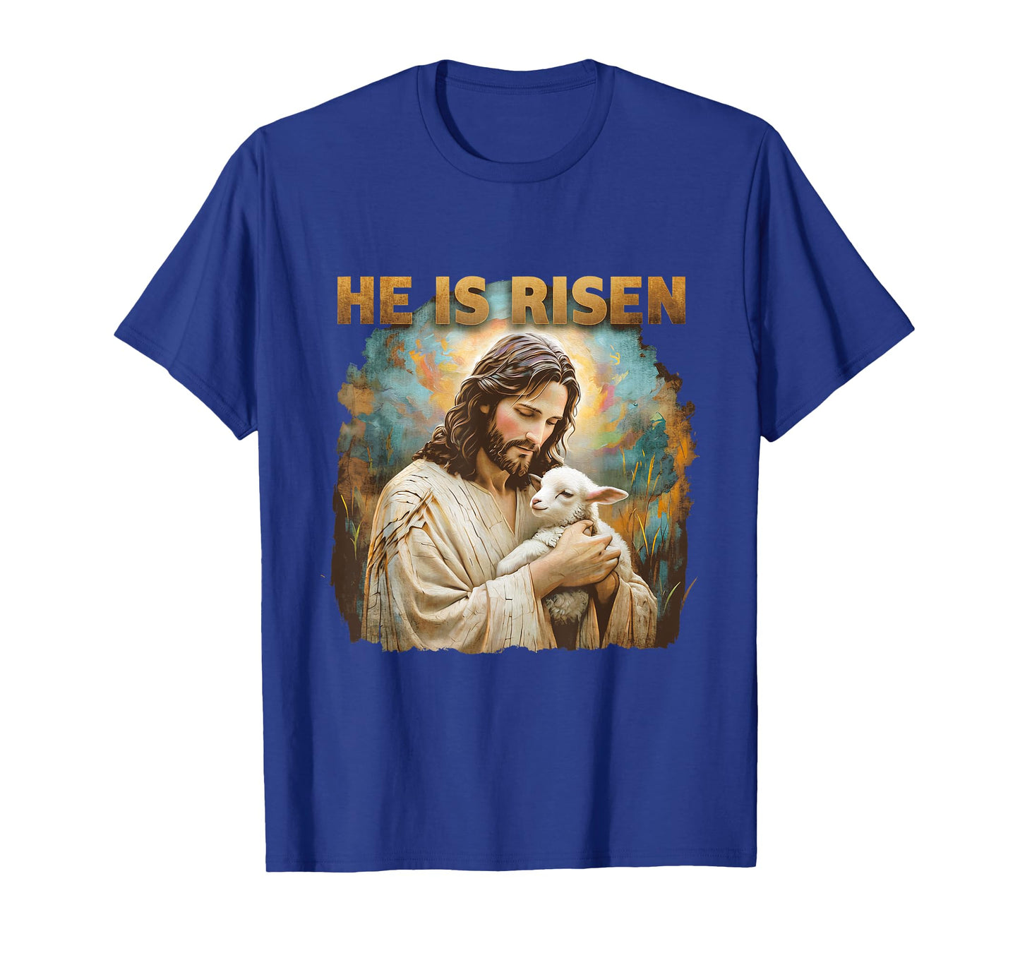 Jesus The Lamb Of God Happy Easter Christian He Is Risen T-Shirt