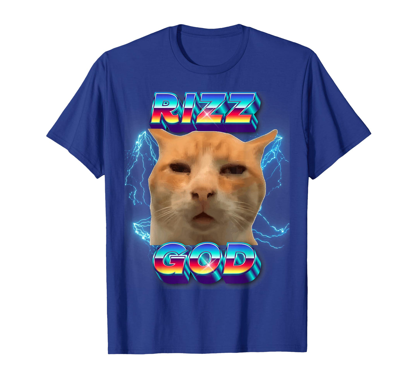 Rizz God Cat Meme Funny Memes Internet Memes Gen-Z Memes Kid T-Shirt