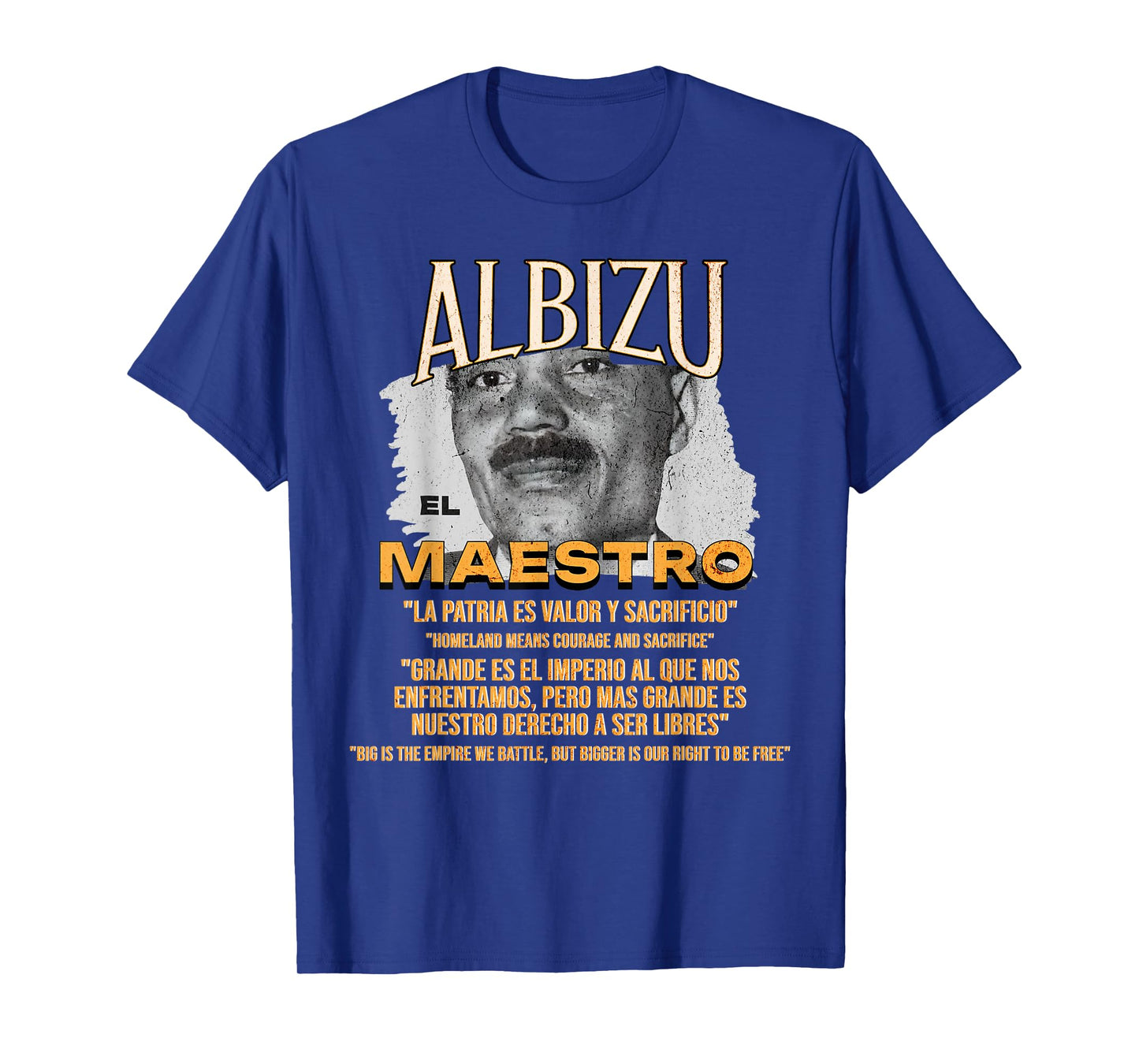 Pedro Albizu Campos El Maestro Puerto Rico Independence T-Shirt