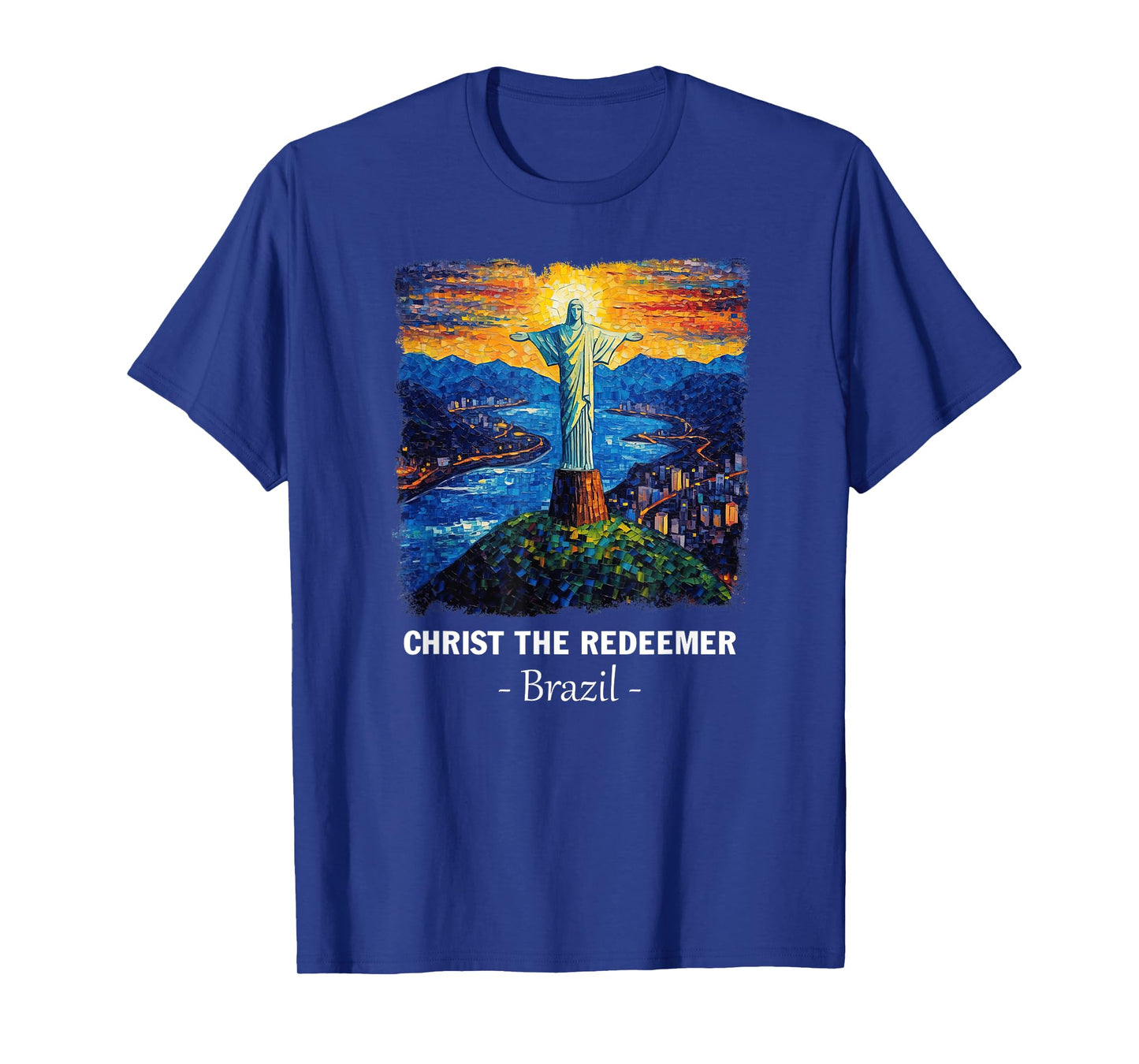 Beautiful Christ the Redeemer Brazil Ancient Wonder World T-Shirt