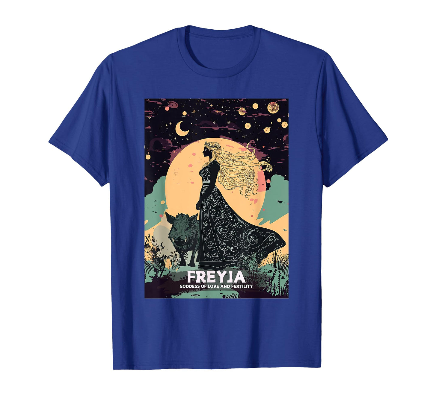 Freya Goddess Freyja Viking Norse Mythology Celtic Knot T-Shirt