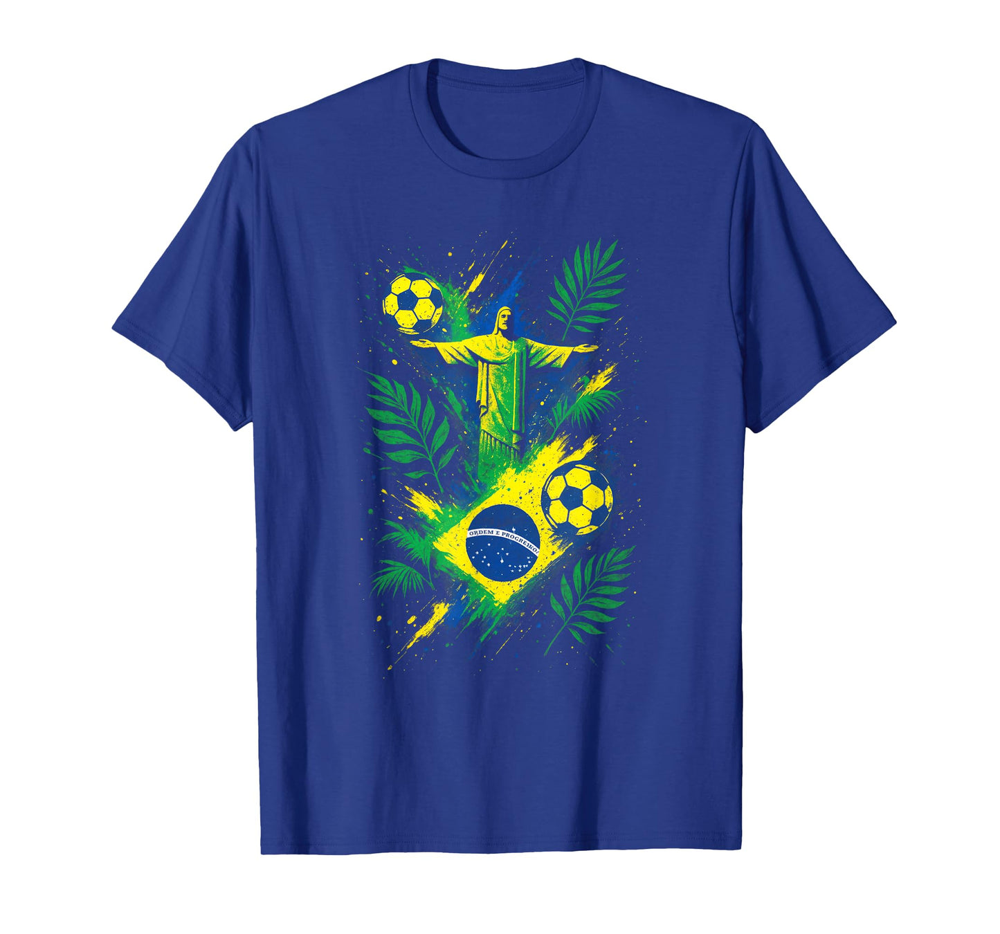 Soccer Brazil Football Christ Rio Culture T-Shirt