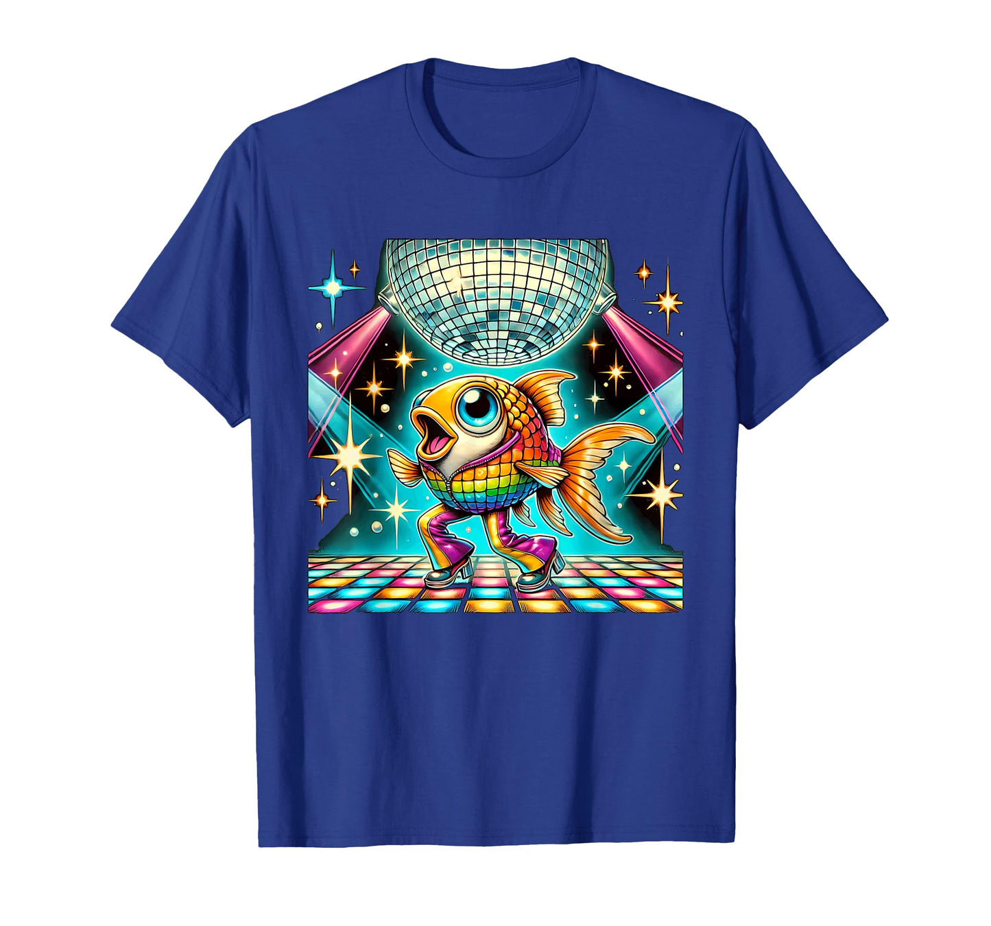 Aesthetic Fish Disco T-Shirt
