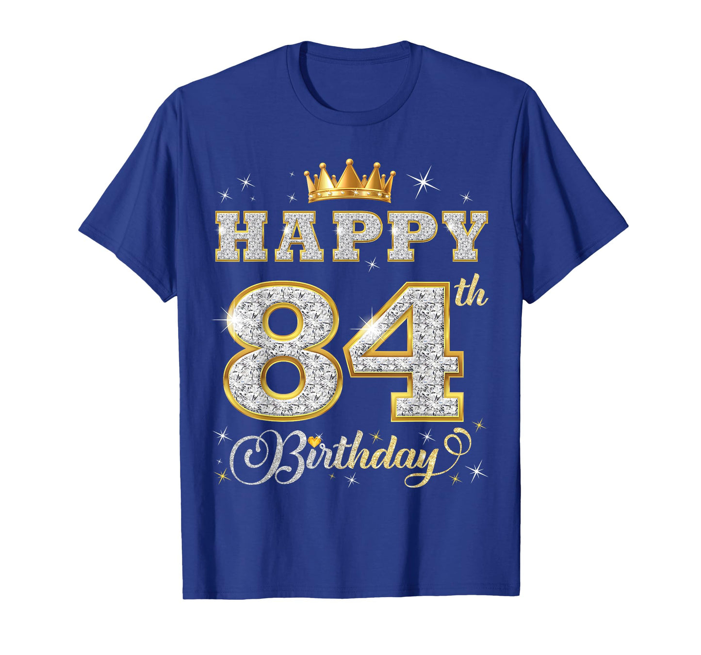 Happy 84th Birthday 84 Years Old Women Men Birthday Party T-Shirt
