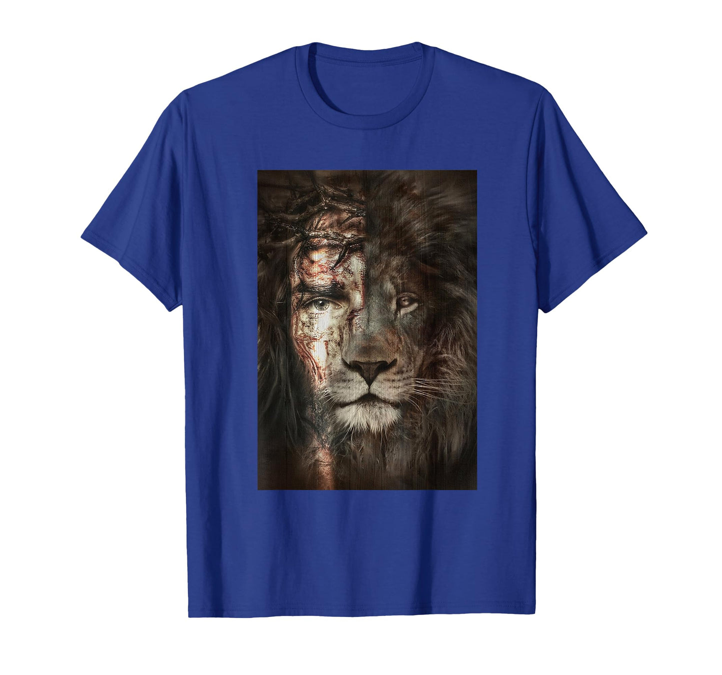 Jesus and lion Christian Gifts T-Shirt