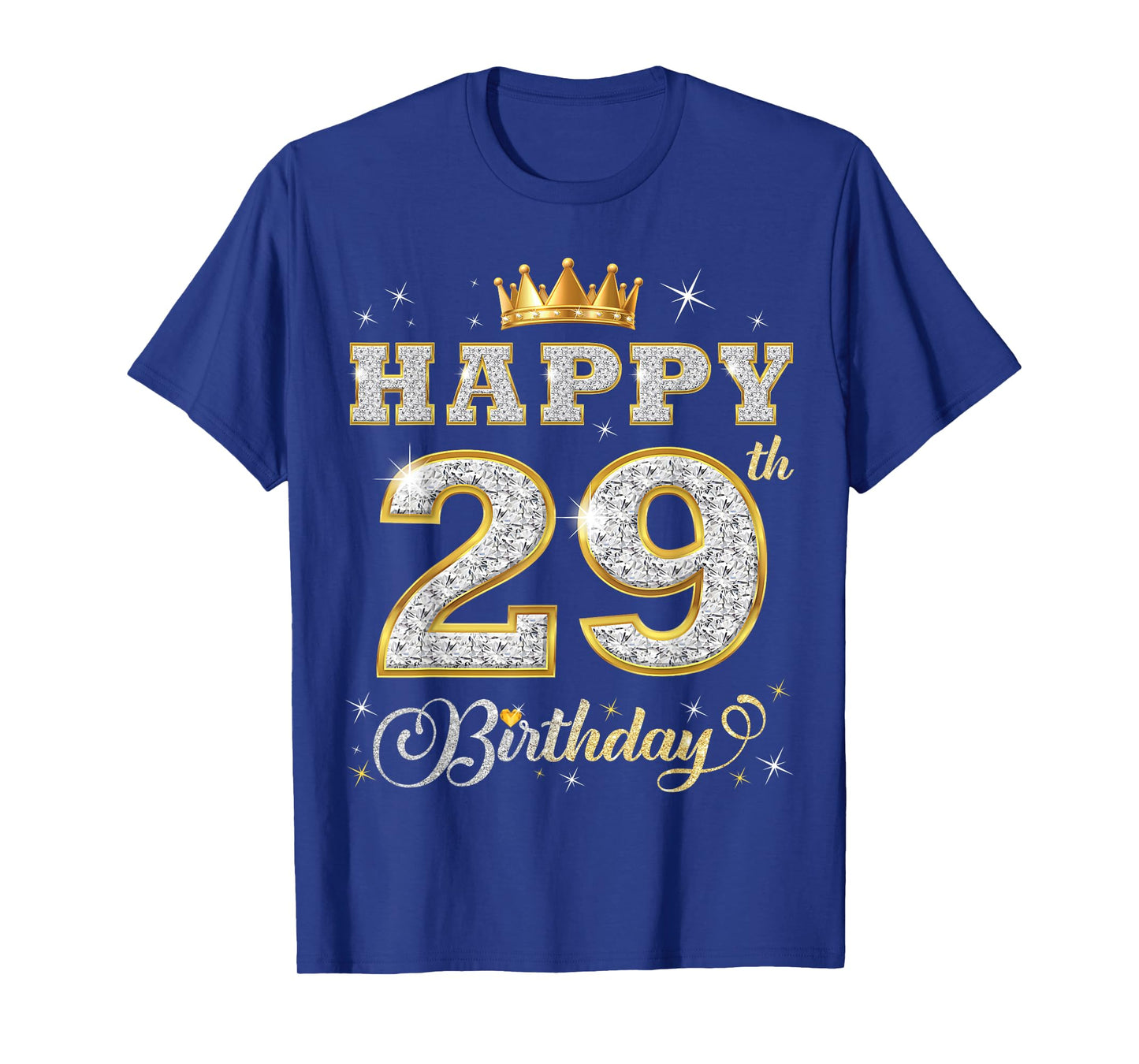 Happy 29th Birthday 29 Years Old Women Men Birthday Party T-Shirt
