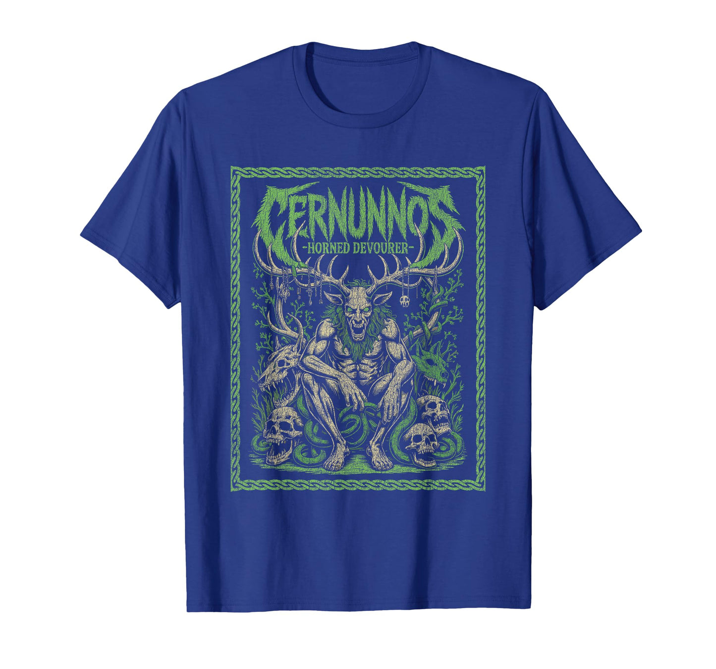 Cernunnos Horned Devourer Forest God Celtic Mythology T-Shirt
