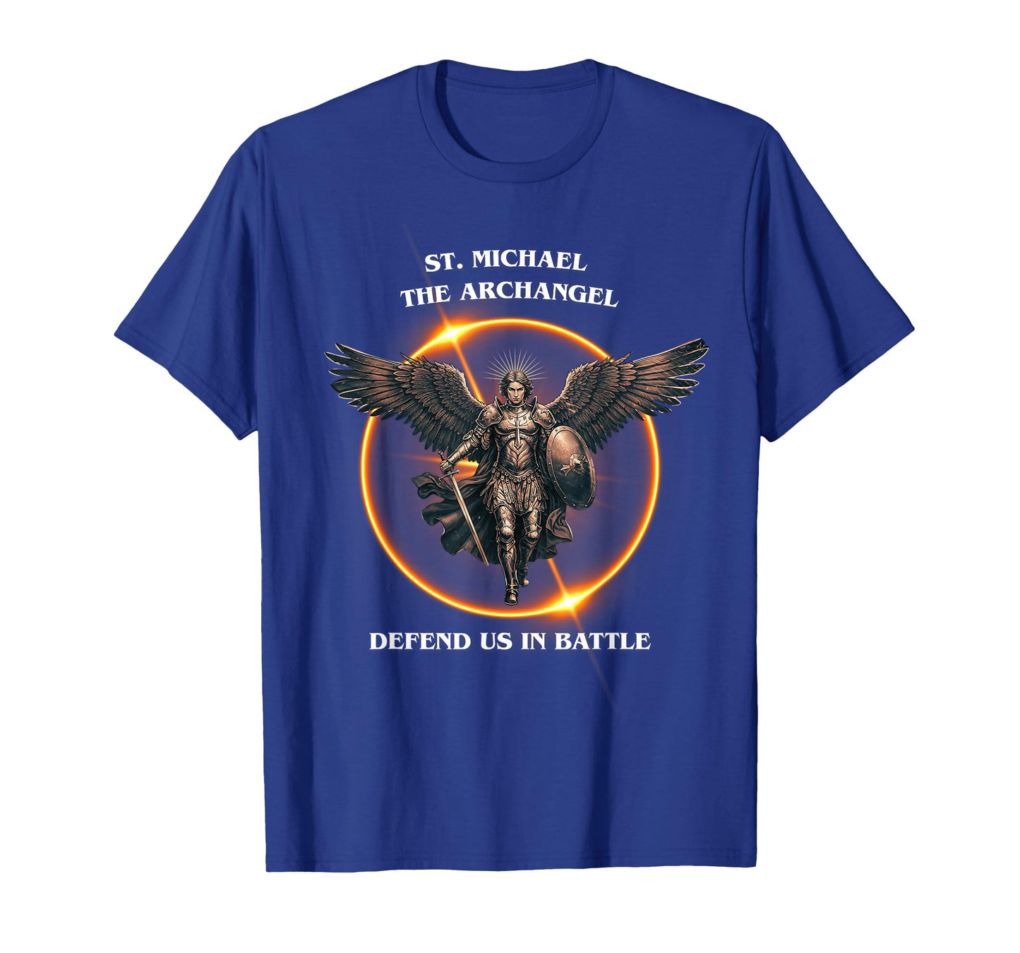 St. Michael The Archangel | Defend Us in Battle T-Shirt