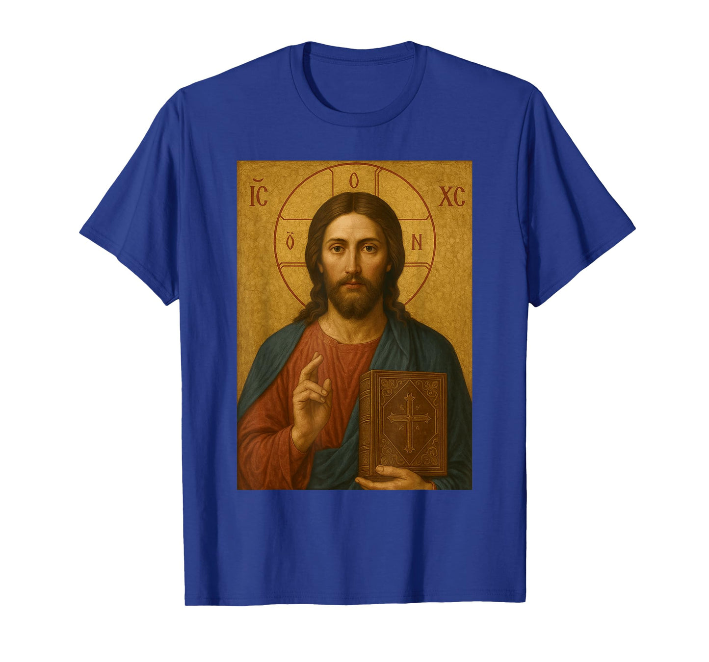 Jesus Christ The Teacher Icon - Orthodox Catholic T-Shirt