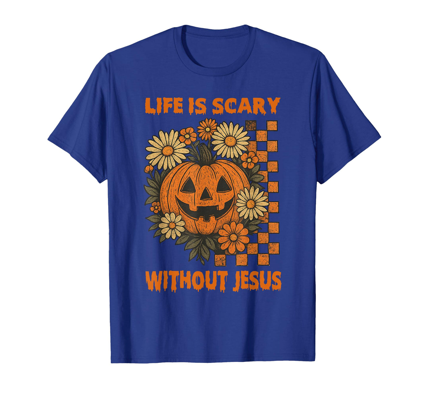 Spooky Life is Scary Without Jesus Christian Halloween T-Shirt