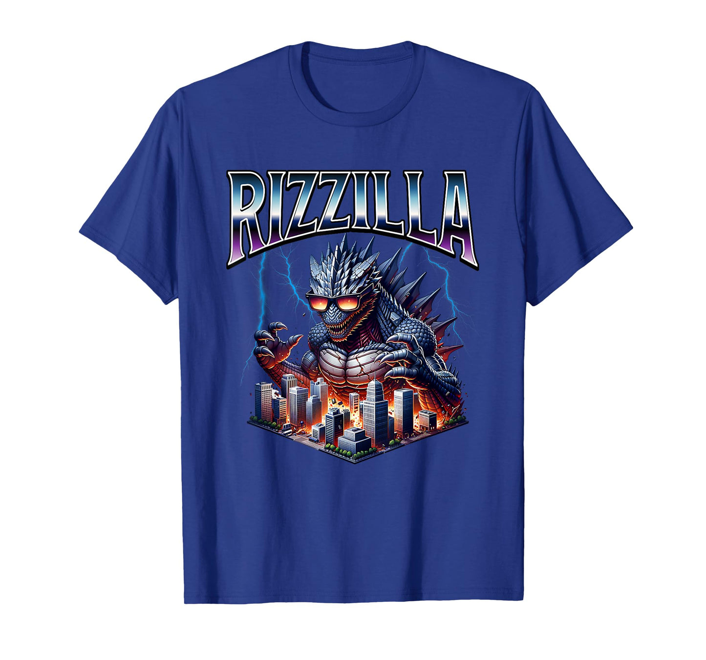 Rizzilla Rizz Meme Funny Kaiju Skibidi Rizzler Bruh Teen Boy T-Shirt