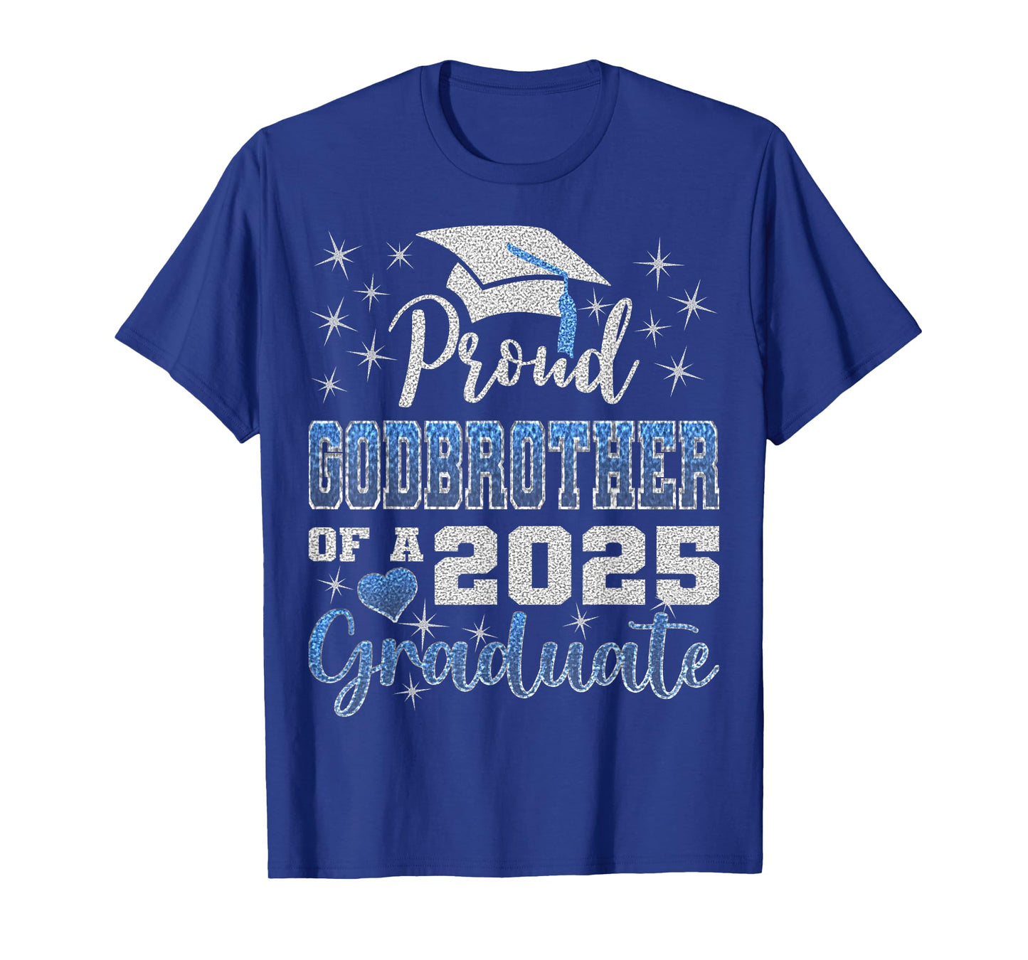 Super Proud Godbrother of 2025 Graduate Awesome Family T-Shirt