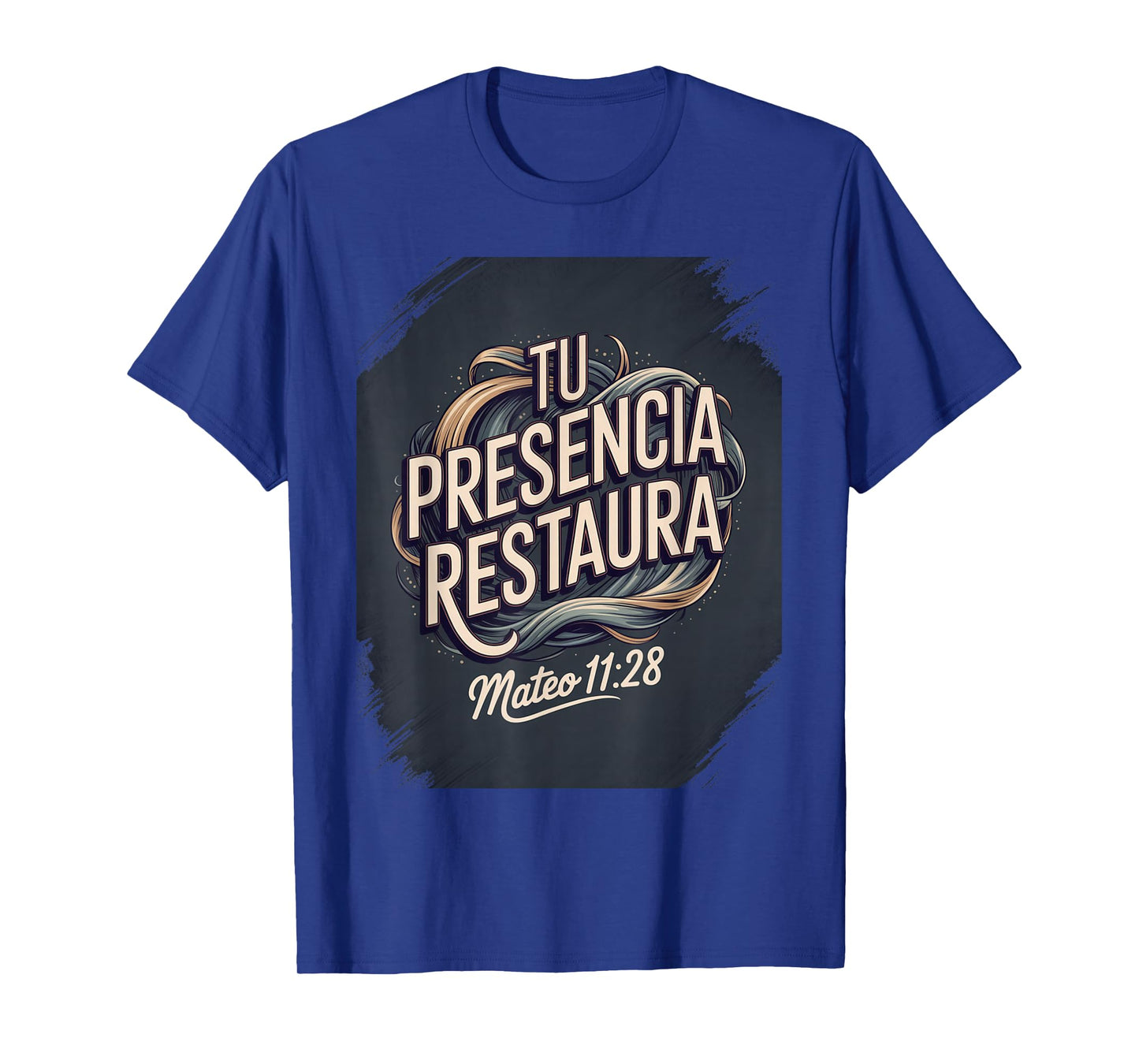 Tu Presencia Restaura – Mateo 11:28 Christian Faith Design T-Shirt
