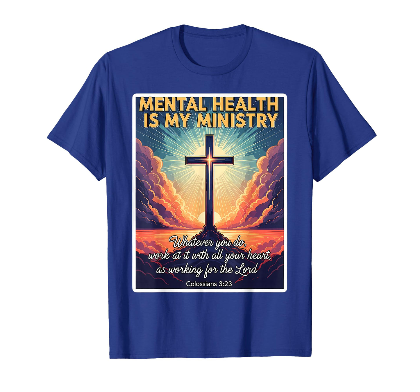 Christian Mental Health is My Ministry Professional Jesus T-Shirt