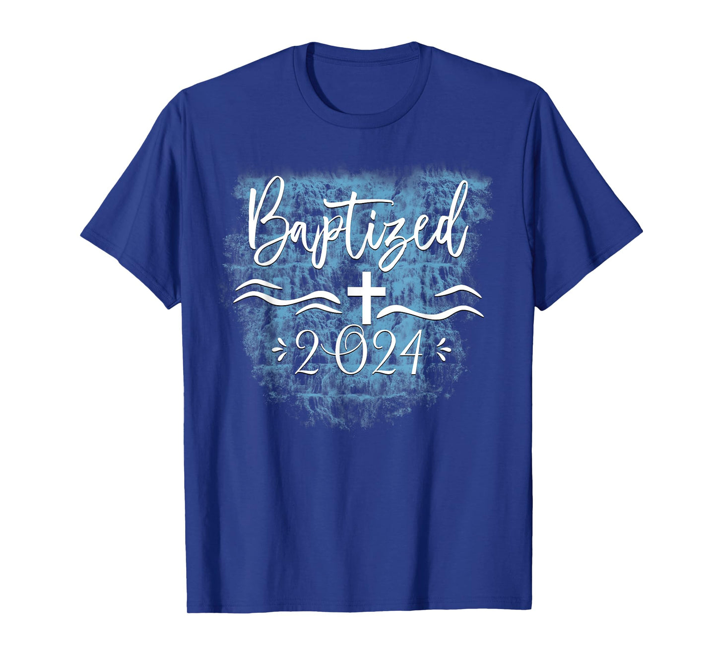 2024 Christian Baptism Christ Baptized Church Group T-Shirt