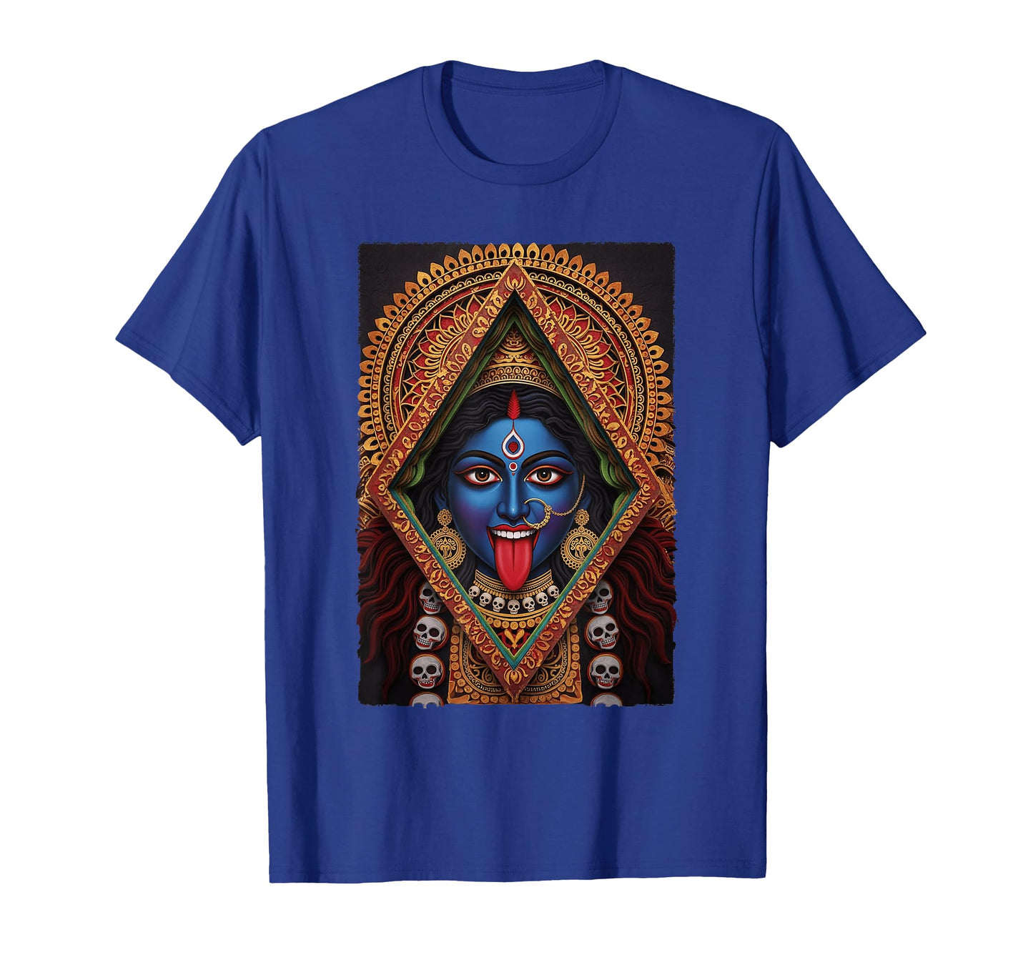 Maa Kali Fierce Divine Feminine Minimal Retro Poster Art T-Shirt