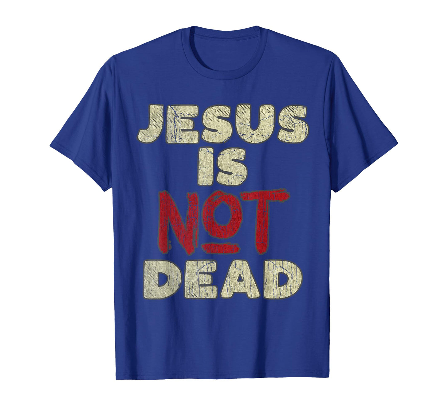 Vintage Retro Jesus Is Not Dead God Christ Faith Religious T-Shirt