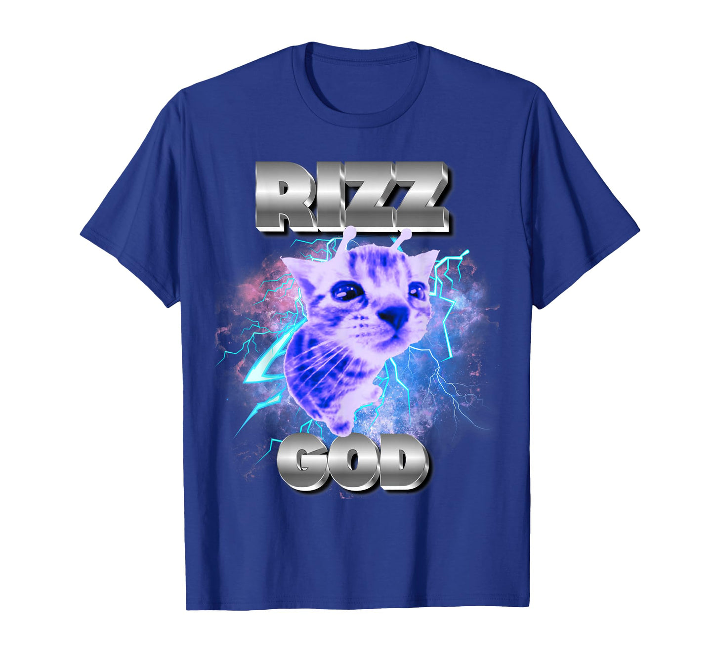 Rizz God Cat Meme Funny Memes Internet Memes Gen-Z Memes Kid T-Shirt