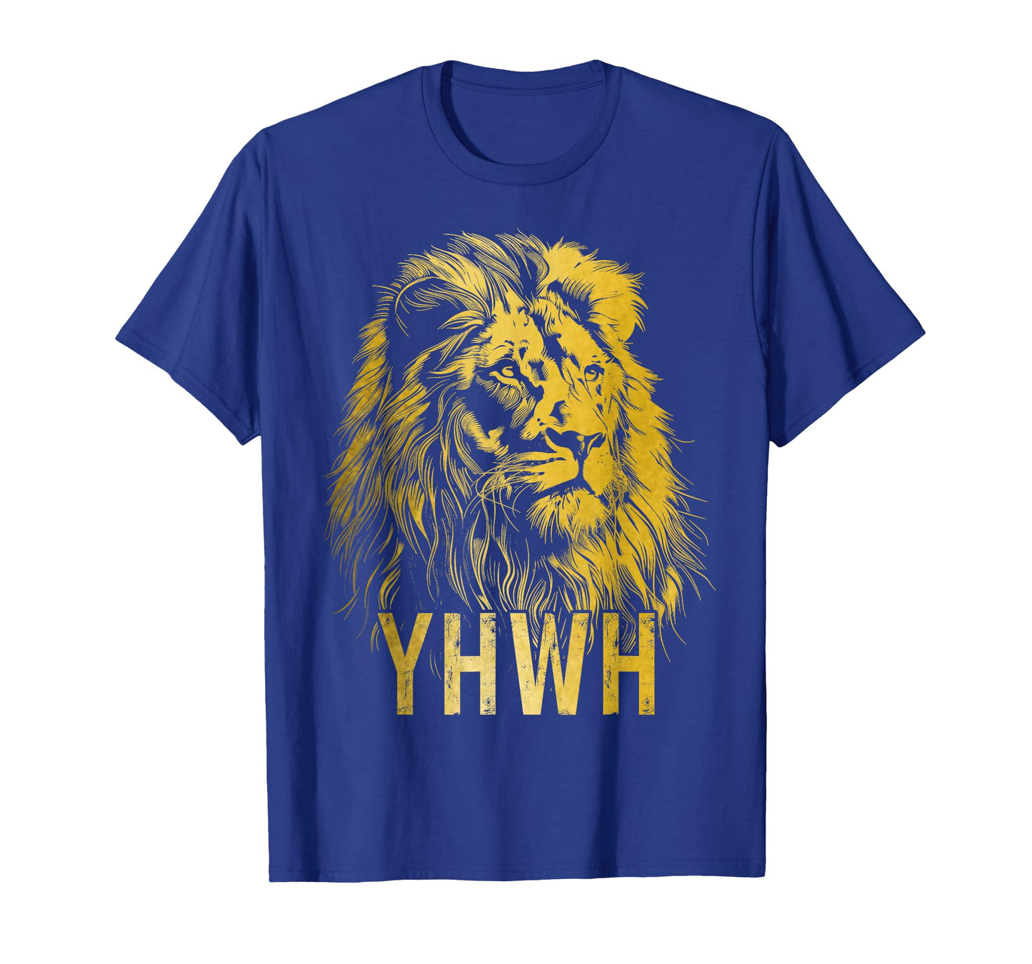 YHWH Hebrew Israelite Lion Of Judah Tribe Jew Jewish Yahweh T-Shirt