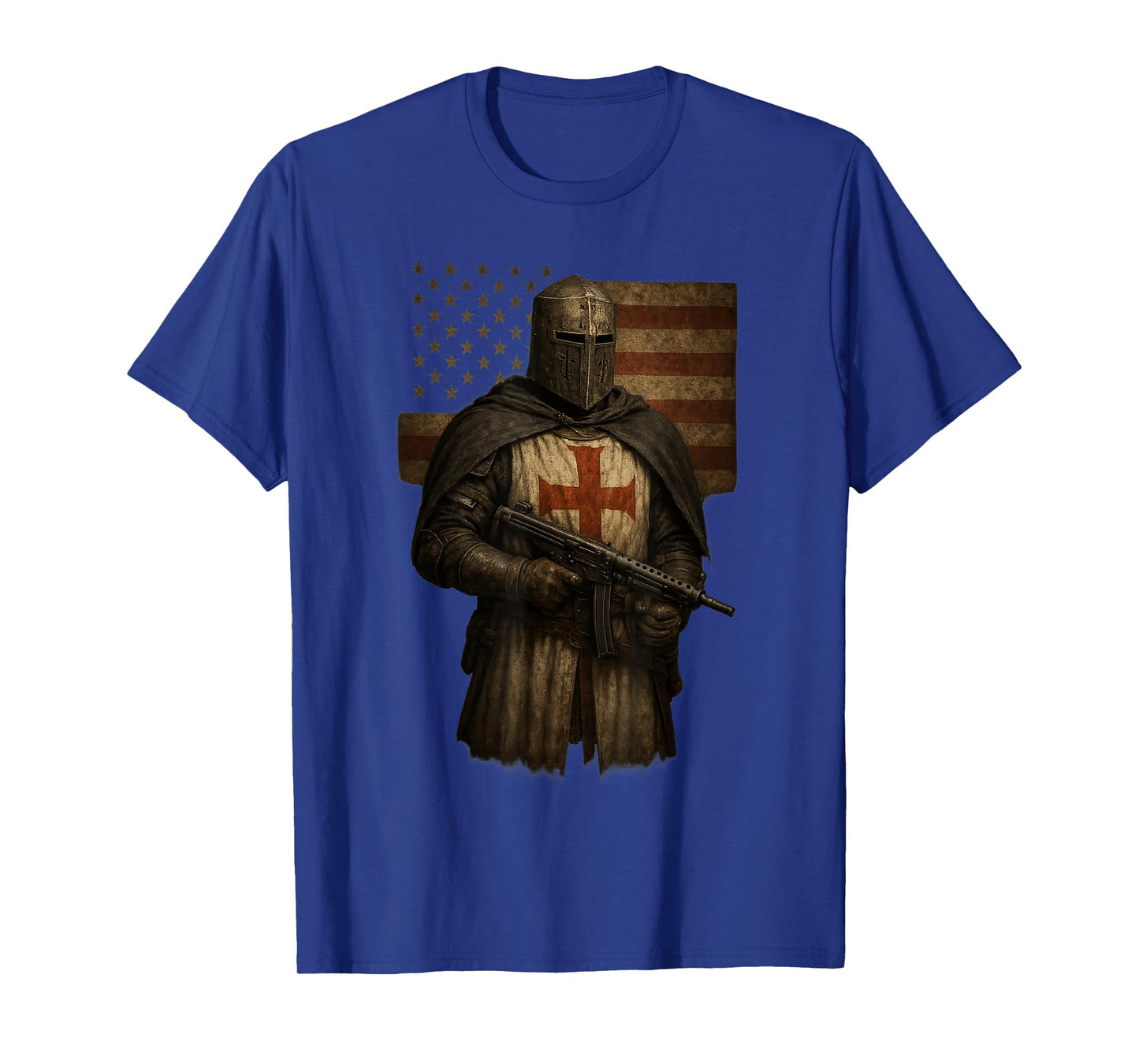 Crusader Templar Knight - Christian American Warrior of God T-Shirt