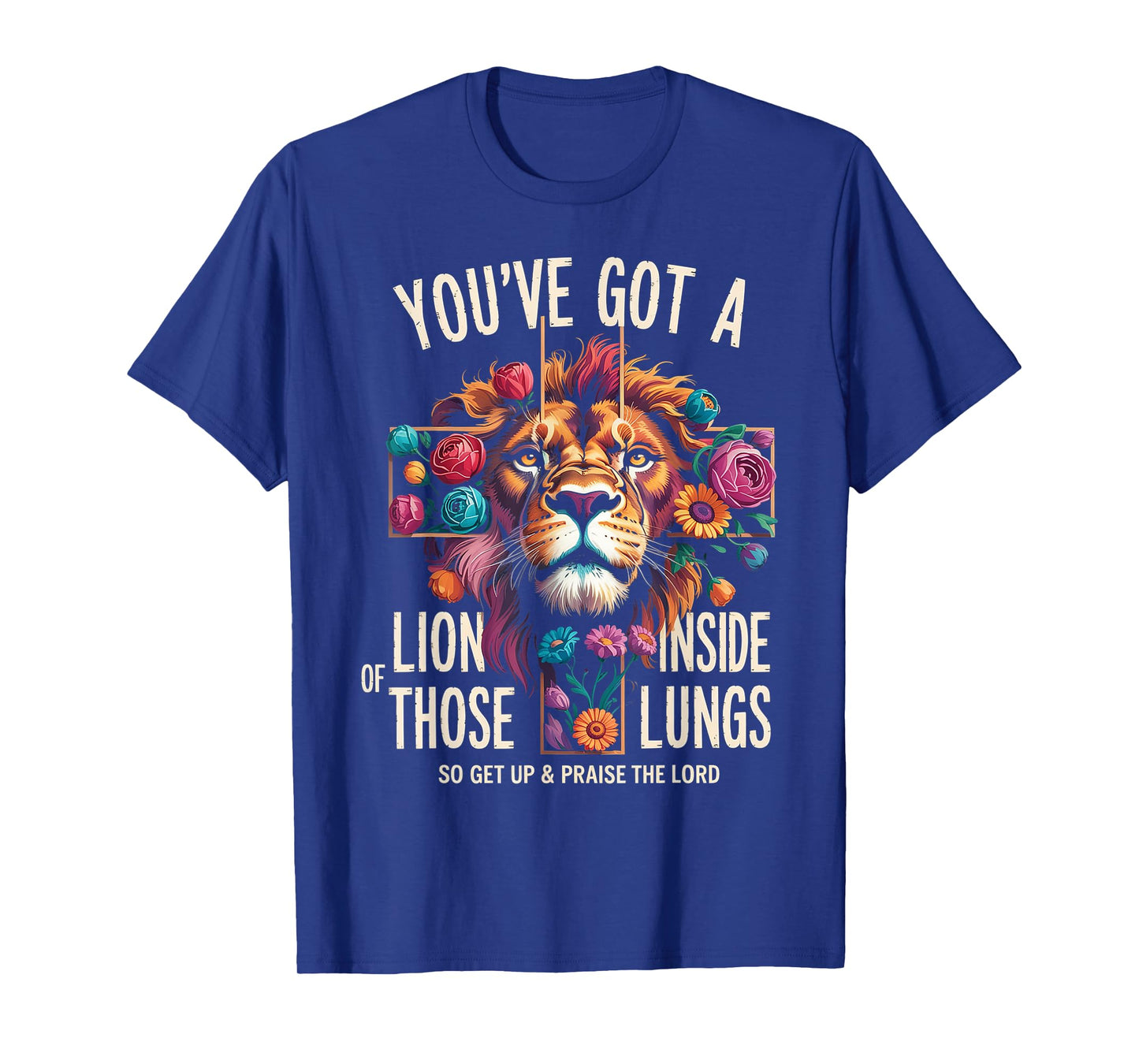 Brandon You Got a Lion Inside of Those Lungs Praise the Lord T-Shirt