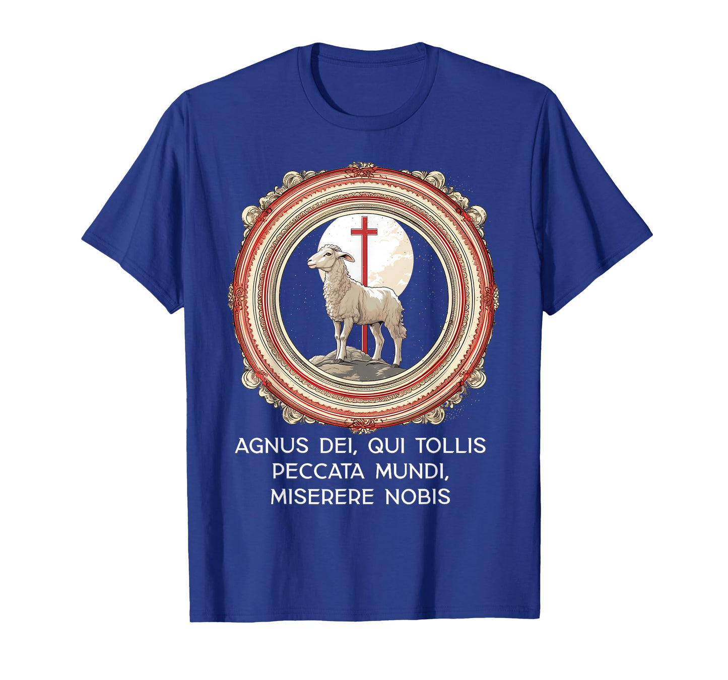 Agnus Dei Sanctus Traditional Latin Mass Catholic T-Shirt