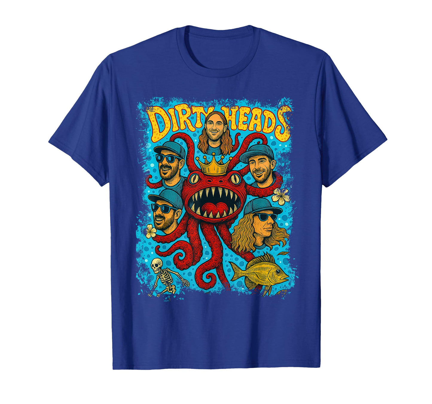 Vintage Dirty Heads in retro Funny style T-Shirt
