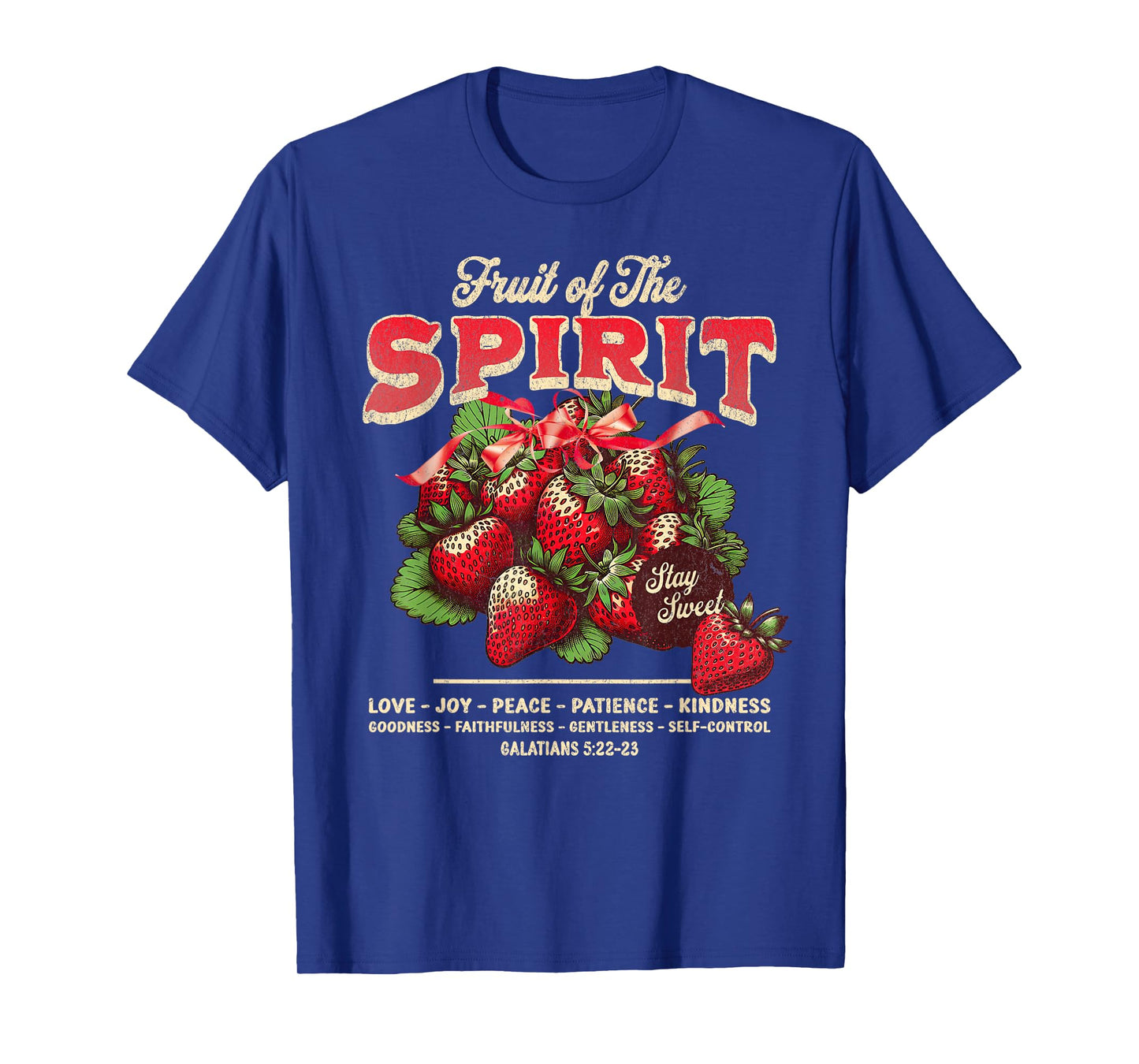 Fruit of The Spirit Bible Verse Christian Religious Women BD T-Shirt