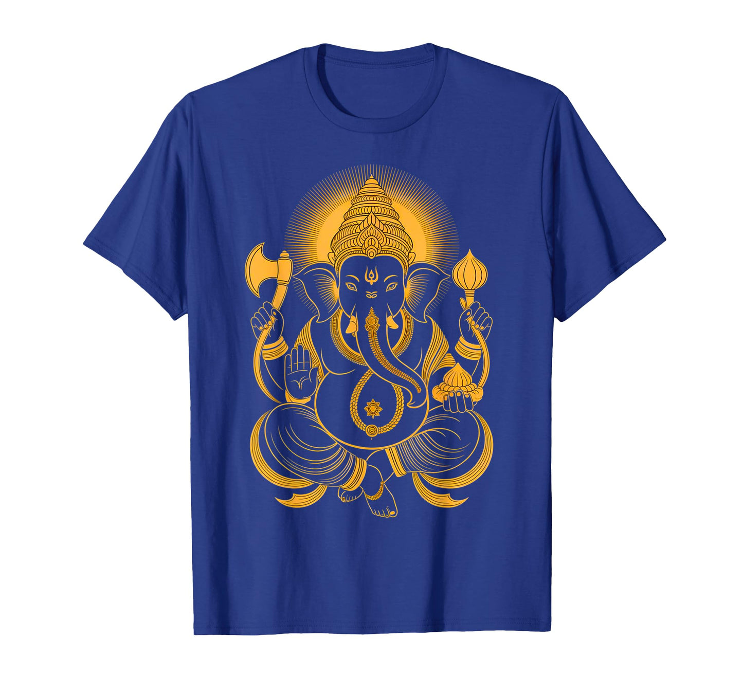 Hindu Ganesha Puja Elephant God India Meditation Yoga Murti T-Shirt
