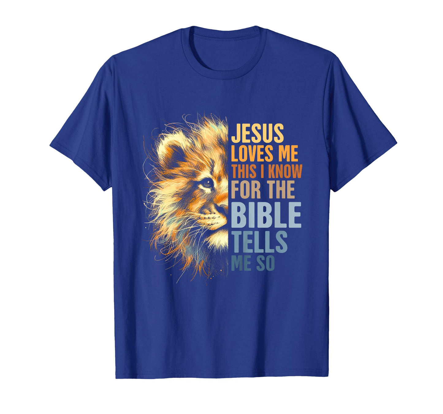 Kids Lion Christian Religious Baby Jesus Loves Me This I Know T-Shirt