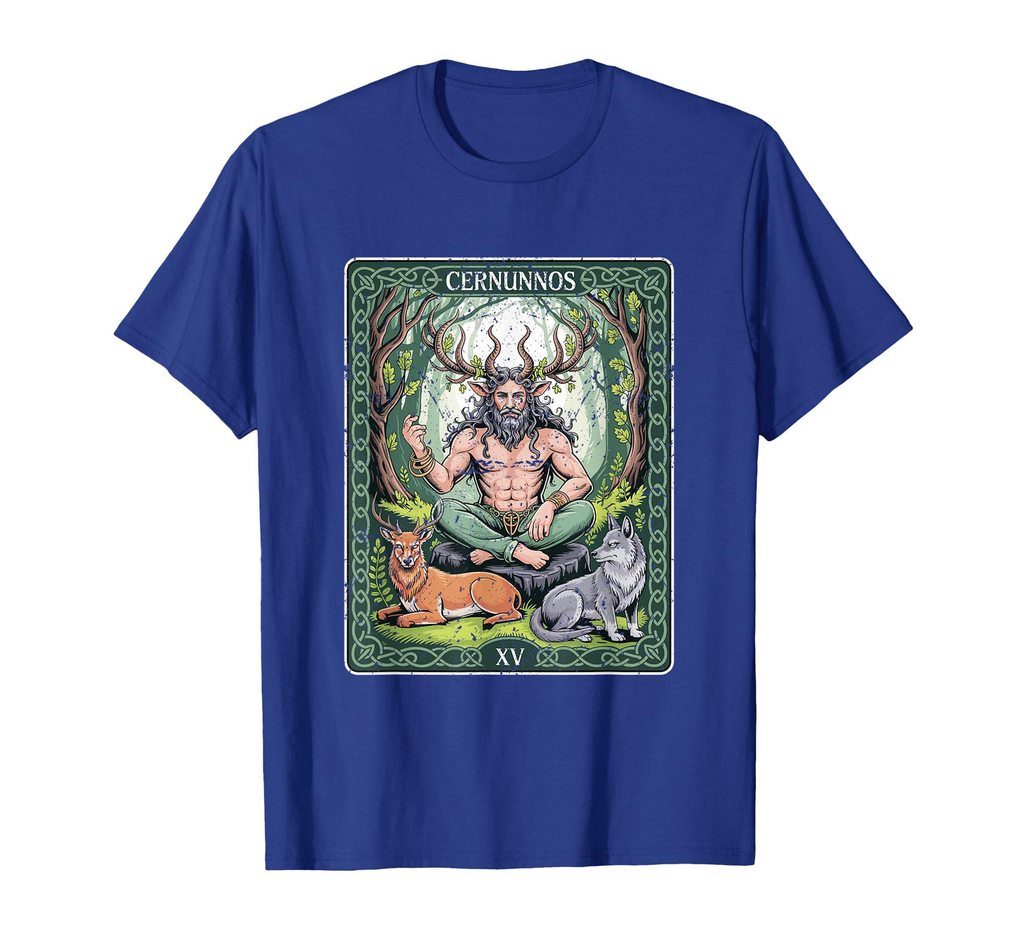 Cernunnos Celtic Forest God Tarot Pagan Horned Deity T-Shirt
