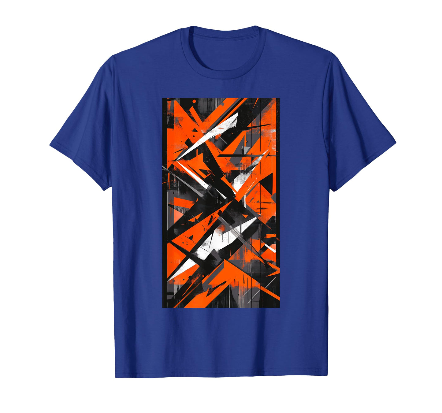 Orange Geometric Art Sharp Abstract art Modern T-Shirt