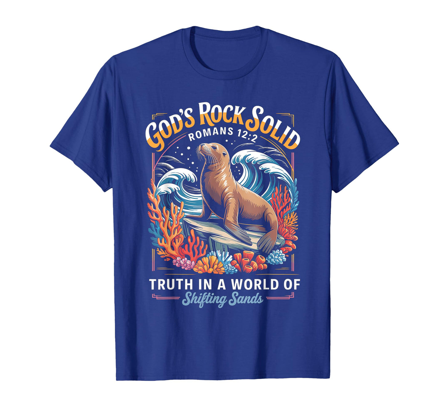Breaker Rock Beach Christian God's Rock-Solid Truth VBS 2025 T-Shirt