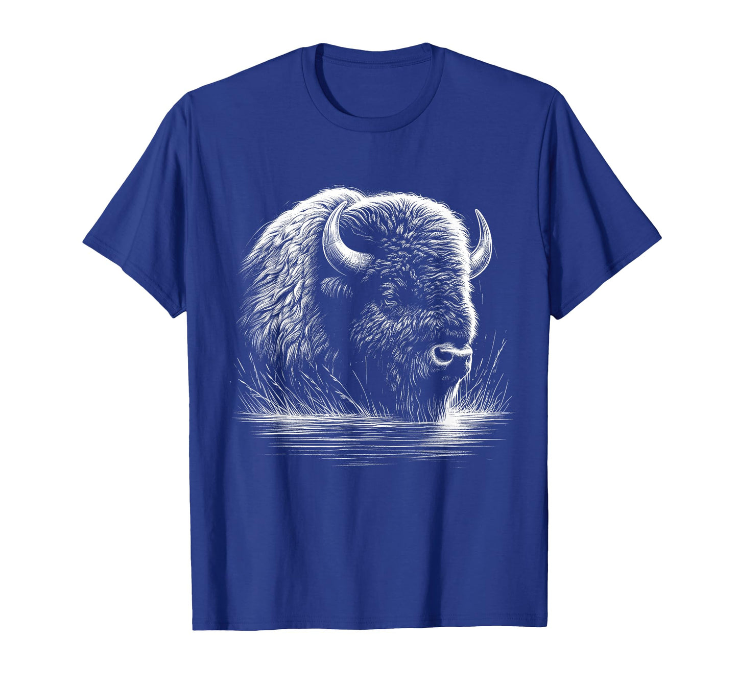 Bison Lover Art Design For Men And Women T-Shirt