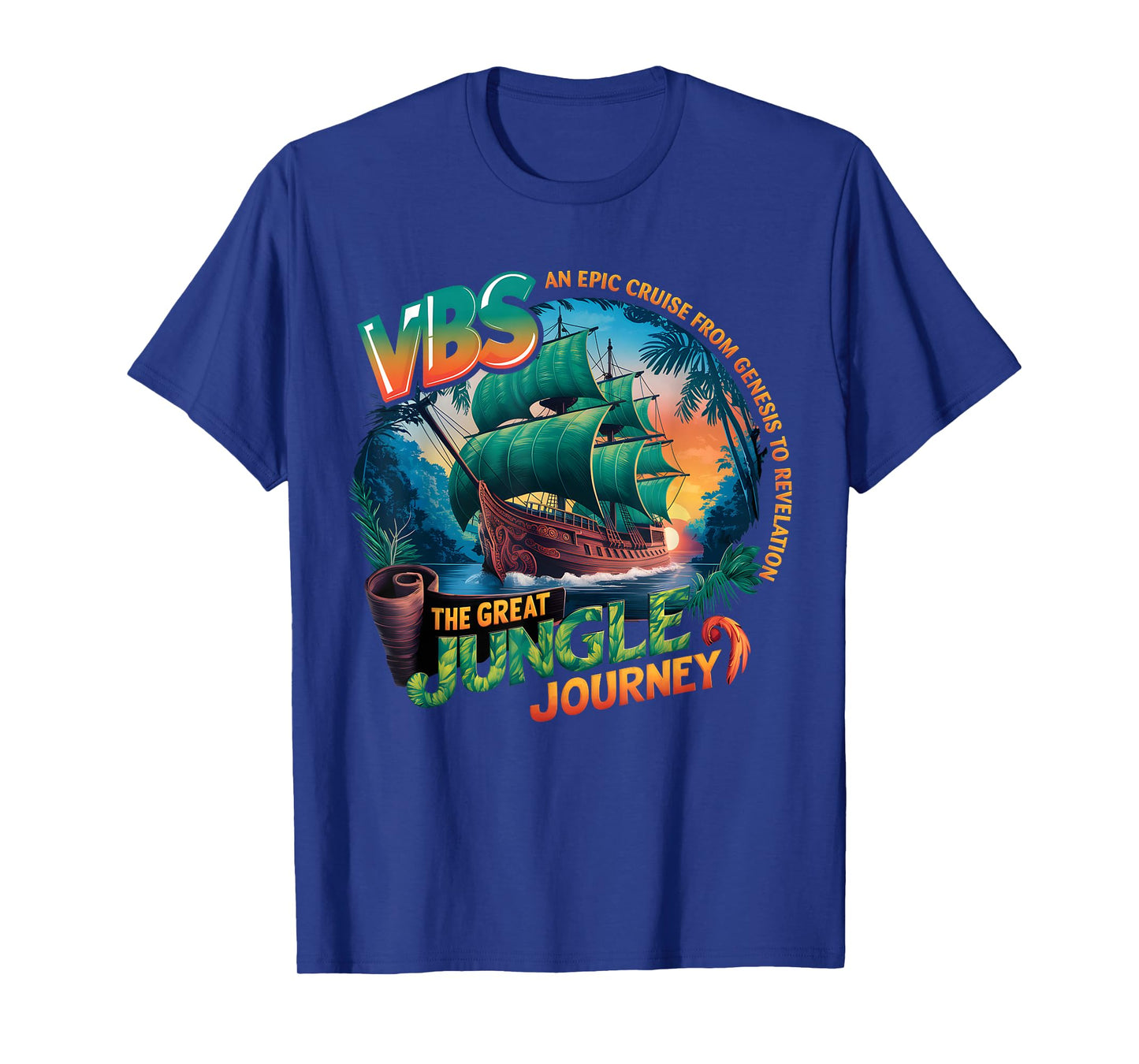 Vacation Camp VBS 2025 Youth Jungle Journey VBS Campers T-Shirt